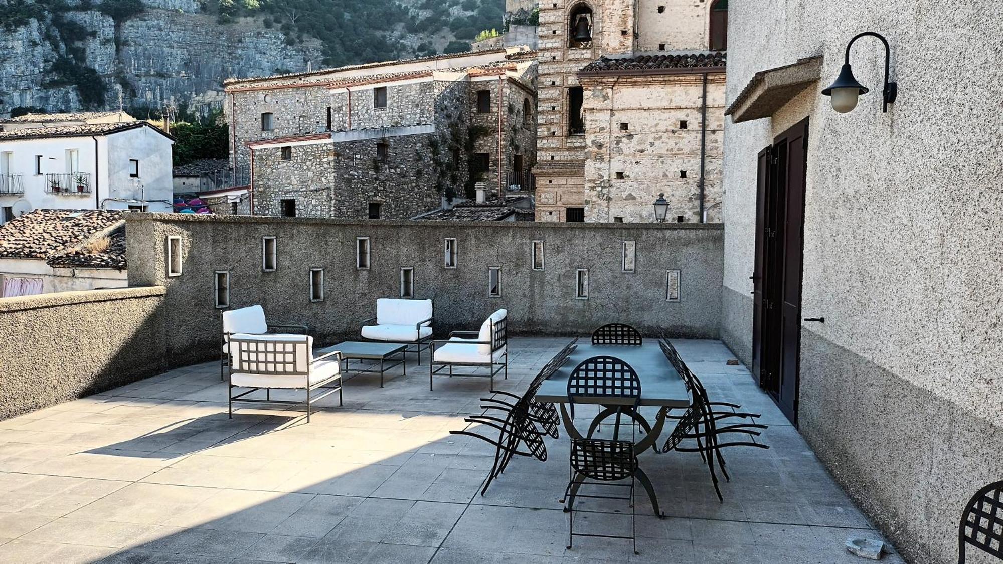 Antica Dimora Palazzo Rovitti Panzió Cerchiara di Calabria Kültér fotó